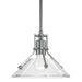 Hubbardton Forge - One Light Mini Pendant - Henry - Vintage Platinum- Union Lighting Luminaires Decor