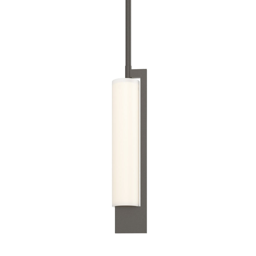 Hubbardton Forge - One Light Mini Pendant - Axis - Dark Smoke- Union Lighting Luminaires Decor