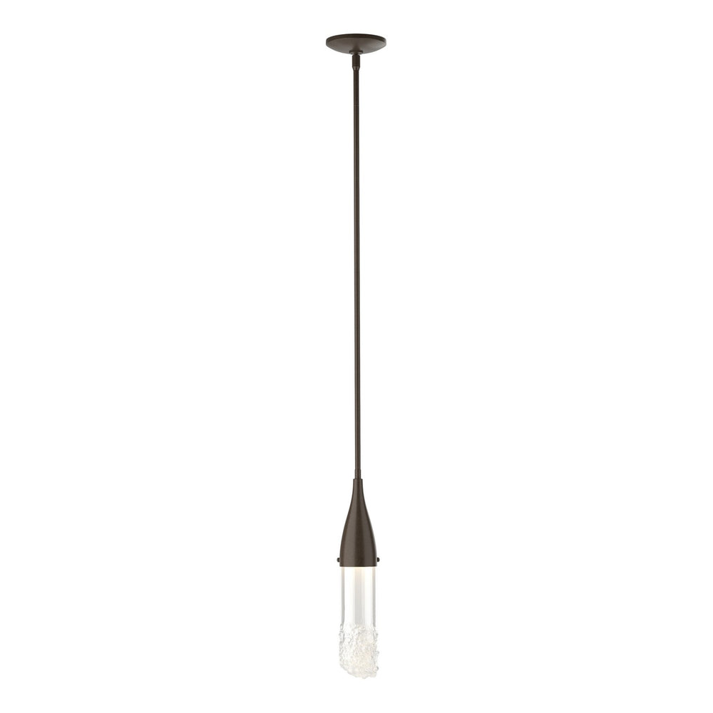 Hubbardton Forge - One Light Mini Pendant - Fritz - Bronze- Union Lighting Luminaires Decor