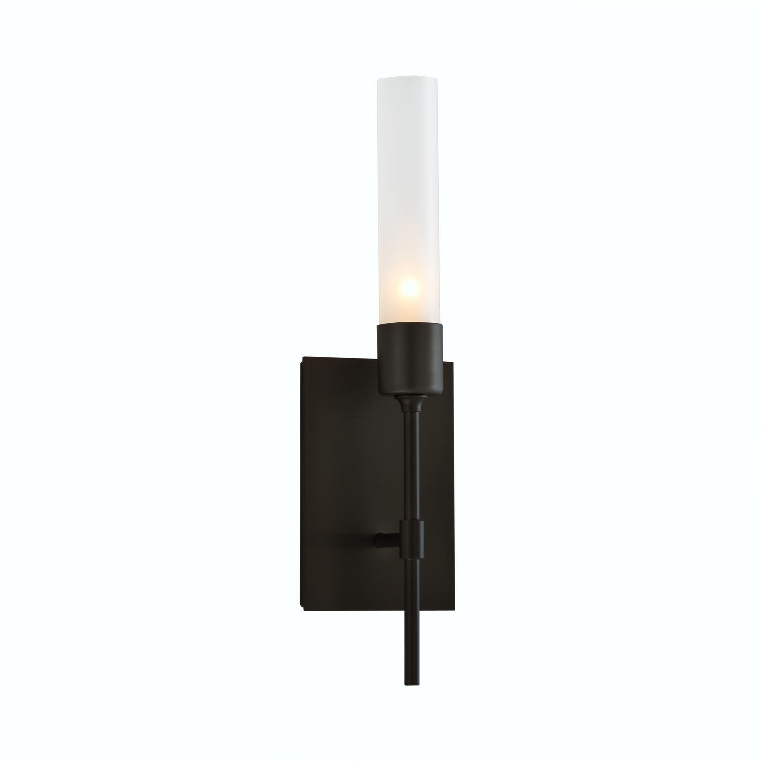 Hubbardton Forge - One Light Wall Sconce - Vela - Black- Union Lighting Luminaires Decor