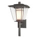 Hubbardton Forge - One Light Outdoor Wall Sconce - Beacon Hall - Coastal Natural Iron- Union Lighting Luminaires Decor