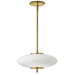 Dainolite Canada - LED Pendant - Maddie - Aged Brass- Union Lighting Luminaires Decor