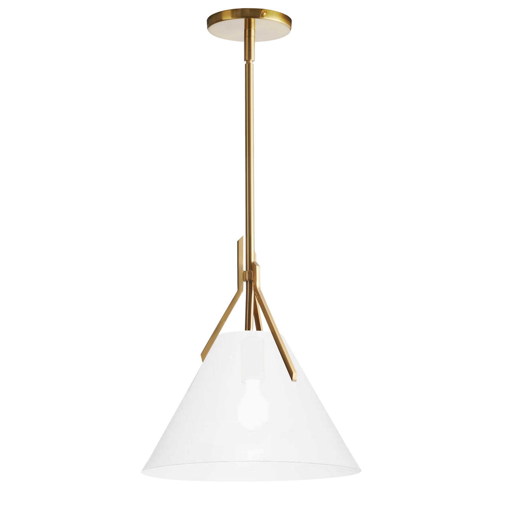 Dainolite Canada - One Light Pendant - Nicole - Aged Brass- Union Lighting Luminaires Decor