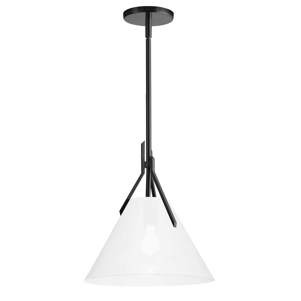 Dainolite Canada - One Light Pendant - Nicole - Matte Black- Union Lighting Luminaires Decor