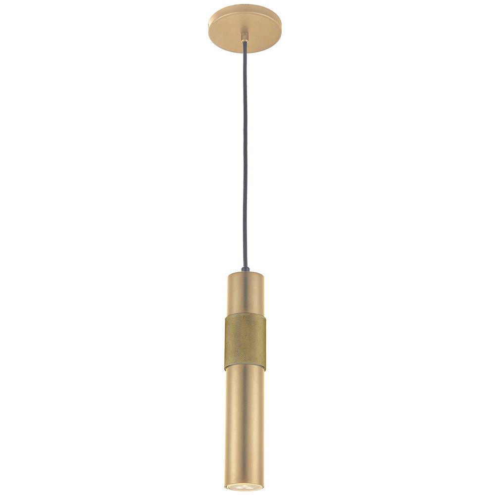 Dainolite Canada - One Light Pendant - Passwell - Aged Brass- Union Lighting Luminaires Decor
