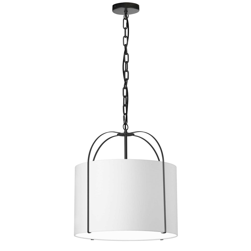 Dainolite Canada - One Light Pendant - Quincy - White- Union Lighting Luminaires Decor