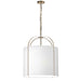 Dainolite Canada - Three Light Pendant - Quincy - White- Union Lighting Luminaires Decor