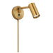 Dainolite Canada - One Light Wall Swing Arm Spotlight - Stanly - Aged Brass- Union Lighting Luminaires Decor