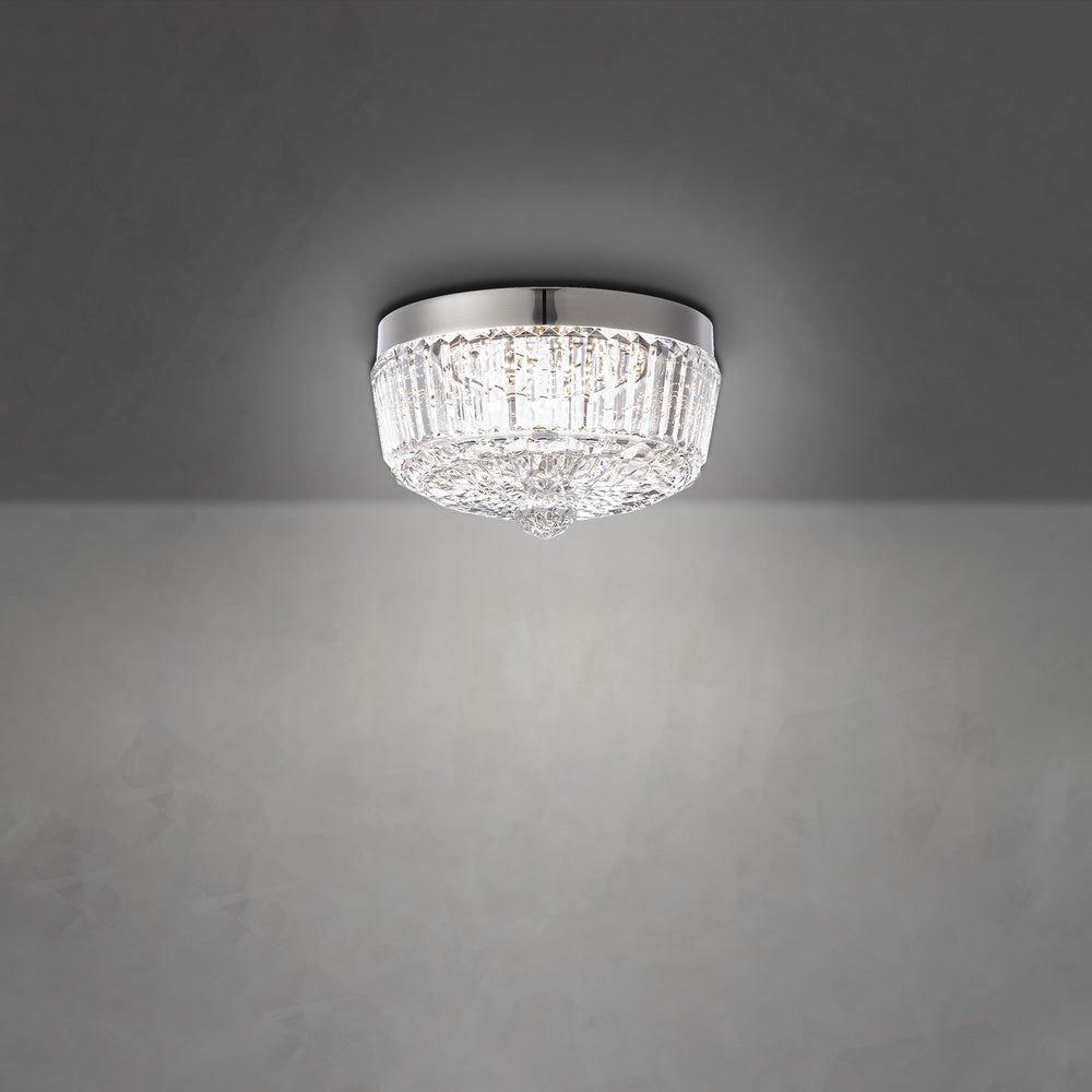Schonbek - LED Flush Mount - Regina - Polished Nickel- Union Lighting Luminaires Decor