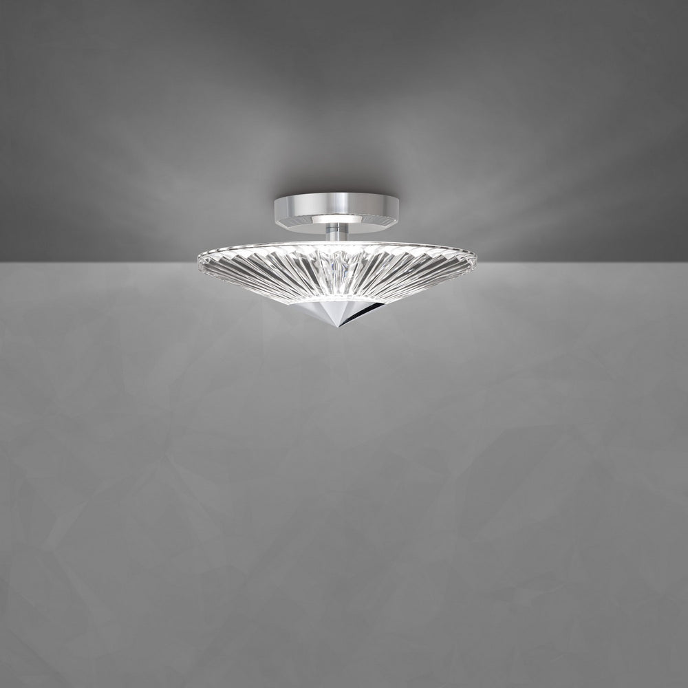 Schonbek - LED Semi-Flush Mount - Origami - Polished Chrome- Union Lighting Luminaires Decor