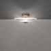Schonbek - LED Semi-Flush Mount - Origami - Aged Brass- Union Lighting Luminaires Decor
