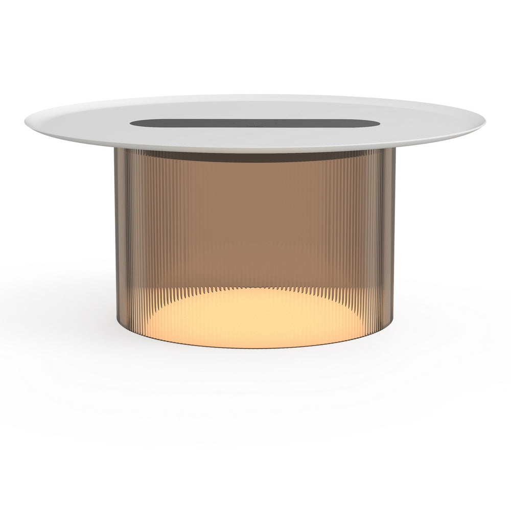 Pablo Designs - LED Table - Carousel - Bronze/White- Union Lighting Luminaires Decor