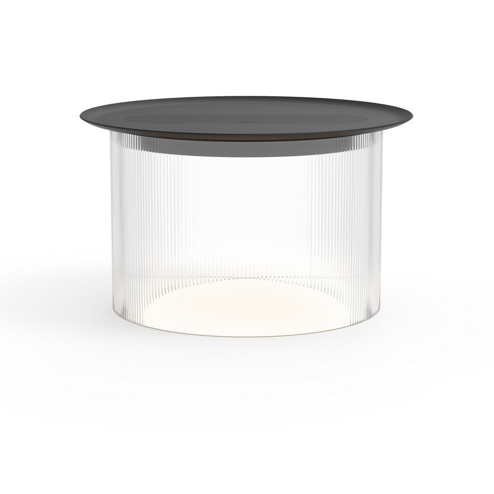 Pablo Designs - LED Table - Carousel - Clear/ Black- Union Lighting Luminaires Decor