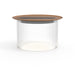 Pablo Designs - LED Table - Carousel - Clear/ Terracotta- Union Lighting Luminaires Decor