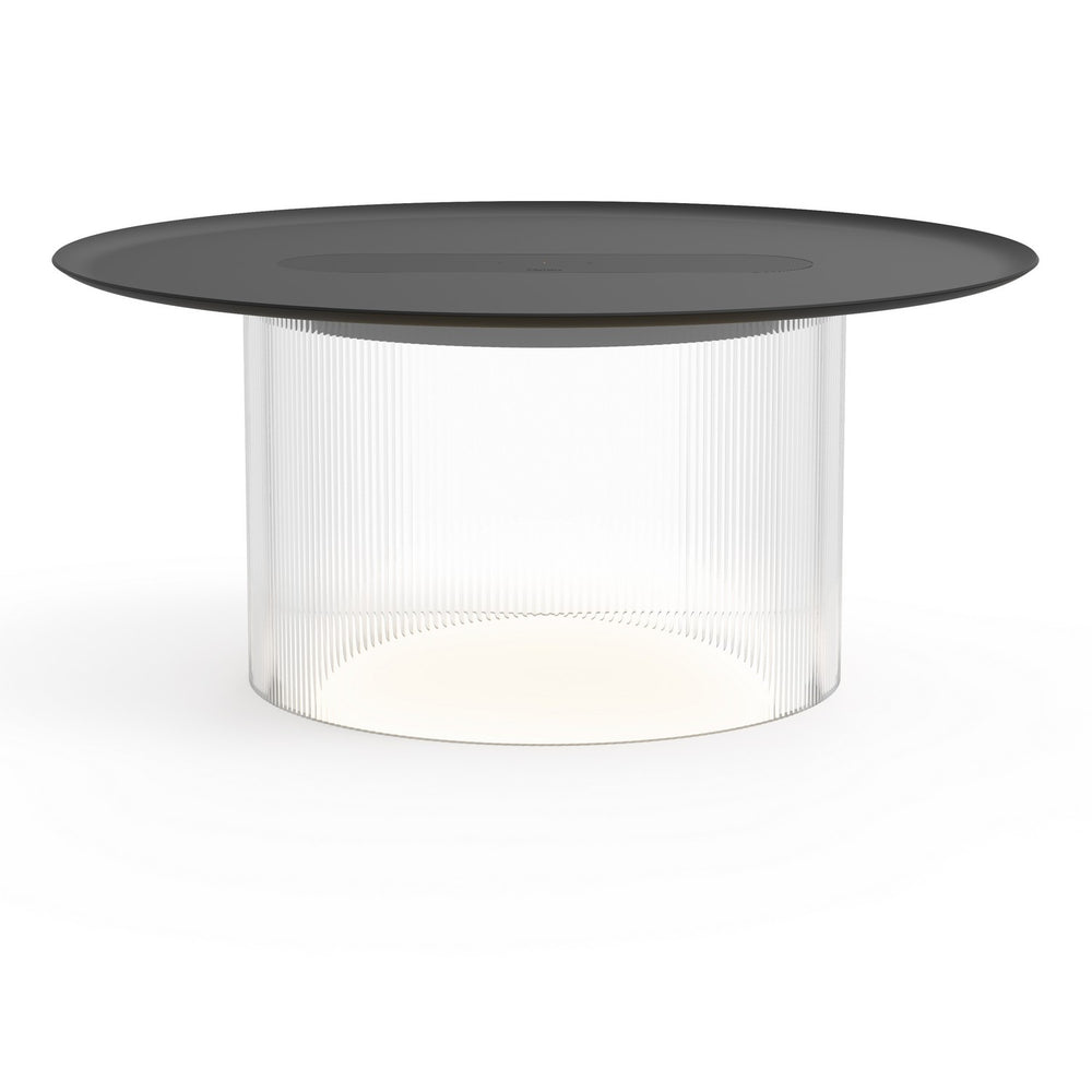 Pablo Designs - LED Table - Carousel - Clear/ Black- Union Lighting Luminaires Decor