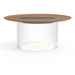 Pablo Designs - LED Table - Carousel - Clear/ Terracotta- Union Lighting Luminaires Decor