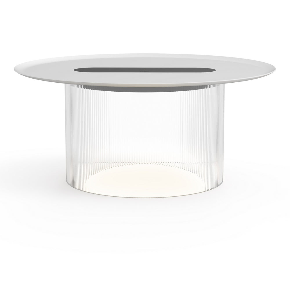 Pablo Designs - LED Table - Carousel - Clear/White- Union Lighting Luminaires Decor
