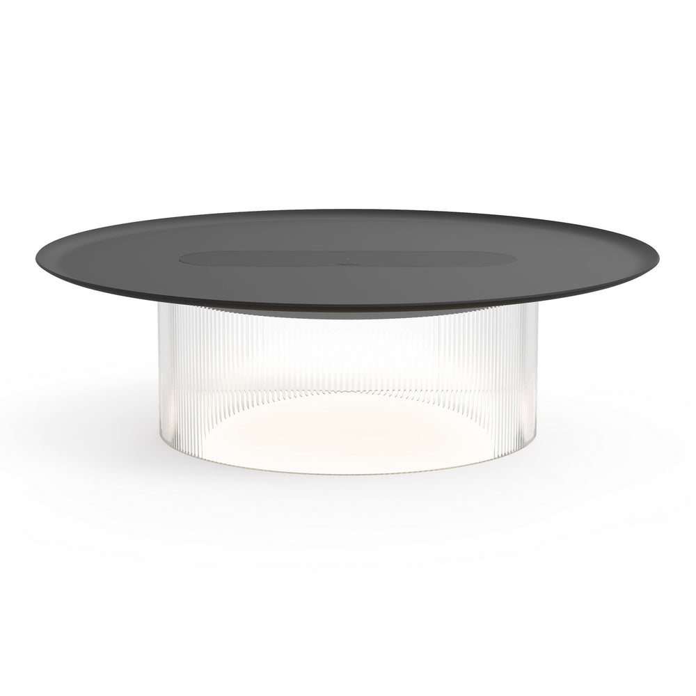 Pablo Designs - LED Table - Carousel - Clear/ Black- Union Lighting Luminaires Decor