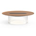 Pablo Designs - LED Table - Carousel - Clear/ Terracotta- Union Lighting Luminaires Decor