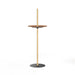 Pablo Designs - LED Pedestal - Nivel - White Oak/Terracotta- Union Lighting Luminaires Decor
