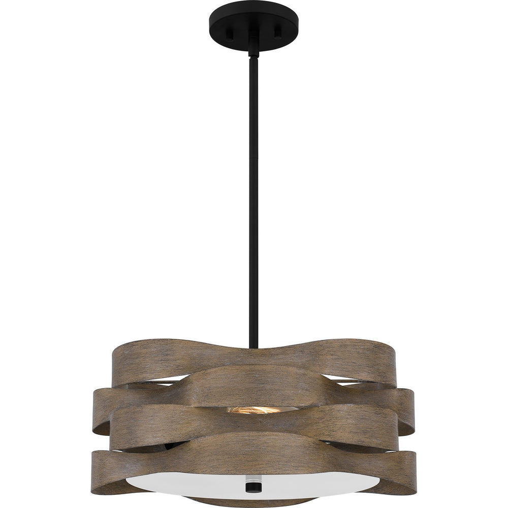 Quoizel - Two Light Pendant - Appleton - Matte Black- Union Lighting Luminaires Decor