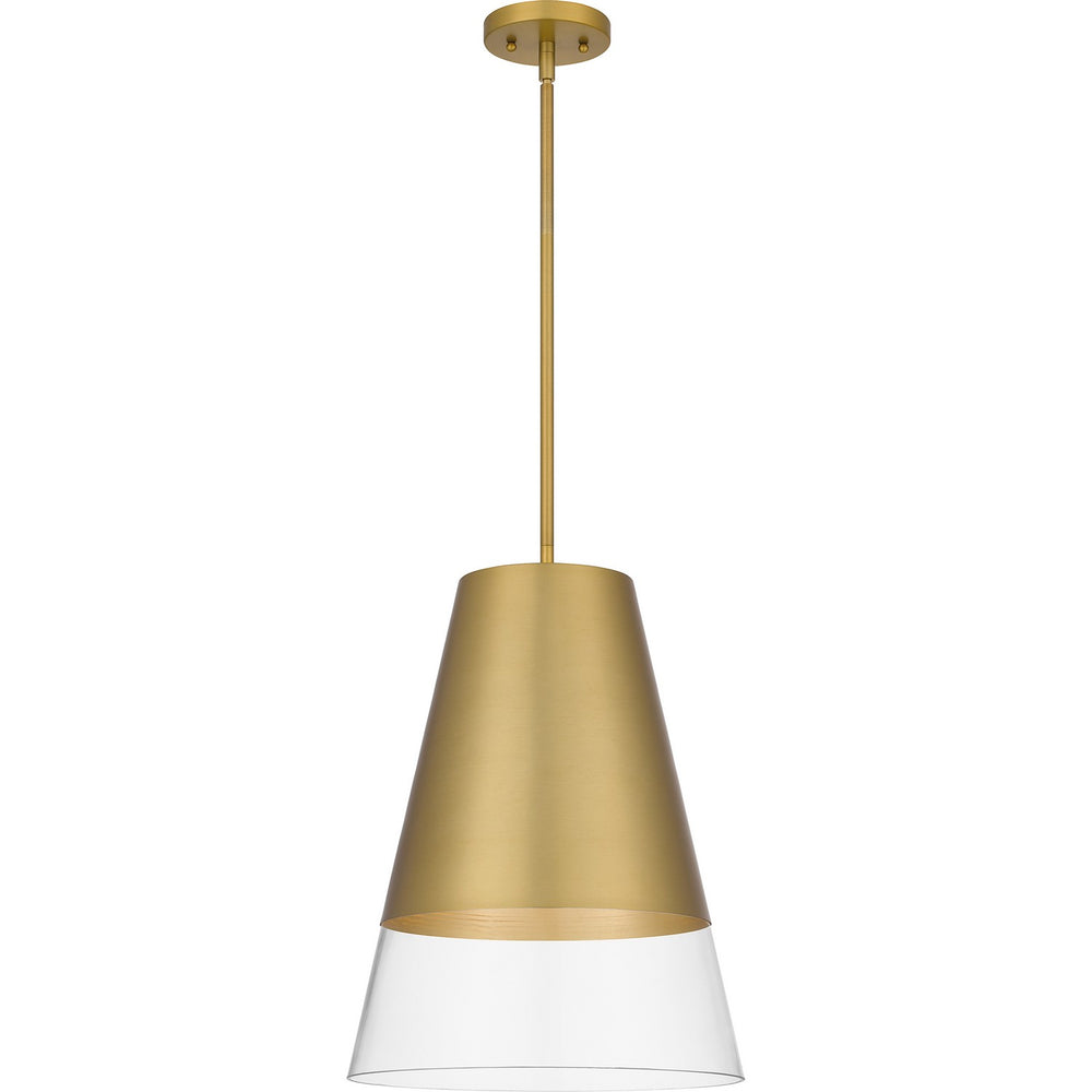 Quoizel - One Light Pendant - Peregrine - Brushed Gold- Union Lighting Luminaires Decor