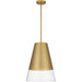 Quoizel - One Light Pendant - Peregrine - Brushed Gold- Union Lighting Luminaires Decor