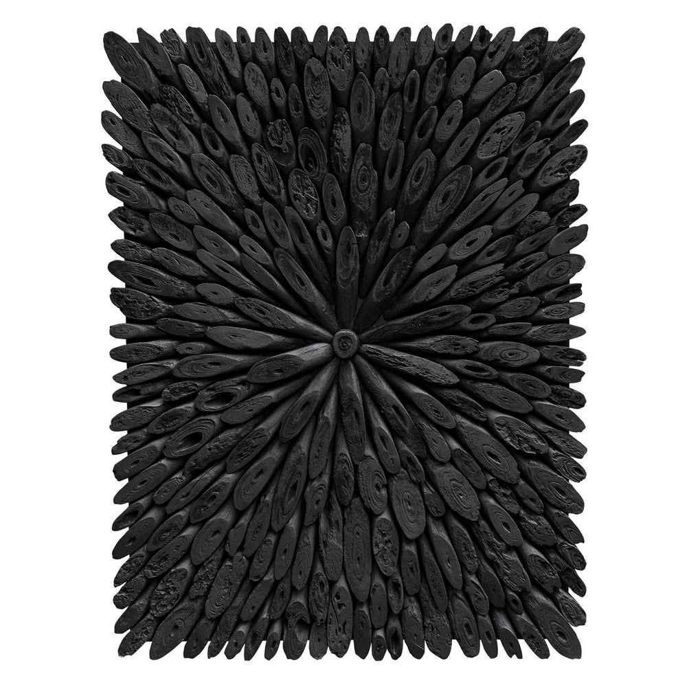 Uttermost - Wall Decor - Bahama Wood - Rustic Black- Union Lighting Luminaires Decor