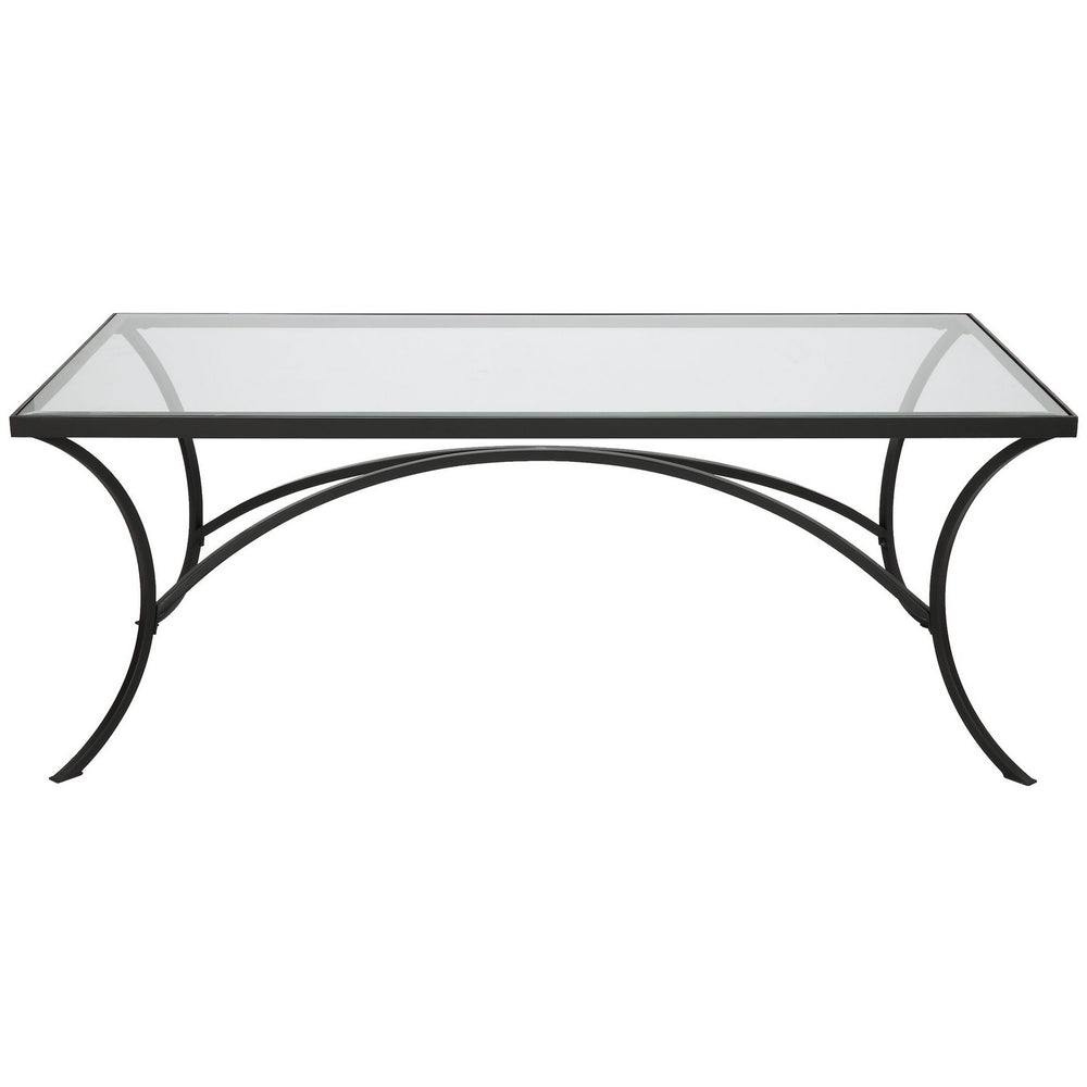 Uttermost - Coffee Table - Alayna - Satin Black- Union Lighting Luminaires Decor
