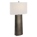 Uttermost - One Light Table Lamp - V-Groove - Dark Steel Gray- Union Lighting Luminaires Decor