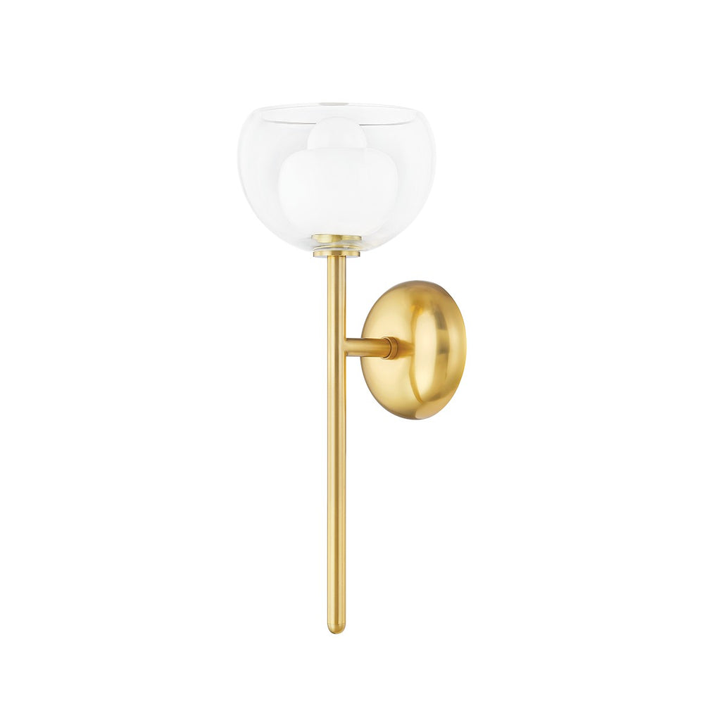 Mitzi Canada - One Light Wall Sconce - Cortney - Aged Brass- Union Lighting Luminaires Decor
