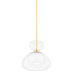 Mitzi Canada - One Light Pendant - Cortney - Aged Brass- Union Lighting Luminaires Decor