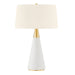 Mitzi Canada - One Light Table Lamp - Jen - Aged Brass/Cream Linen- Union Lighting Luminaires Decor