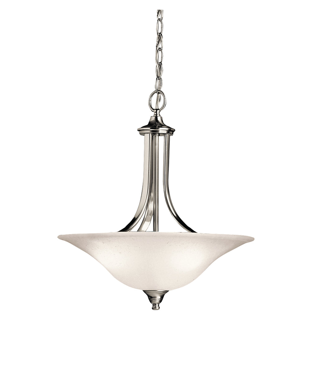 Kichler Canada - Three Light Pendant/Semi Flush Mount - Dover - Brushed Nickel- Union Lighting Luminaires Decor