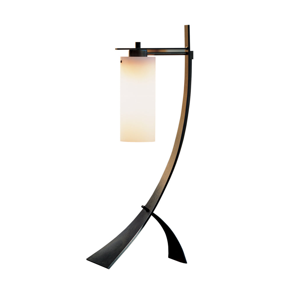 Hubbardton Forge - One Light Table Lamp - Stasis - Dark Smoke- Union Lighting Luminaires Decor