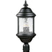 Progress Canada - Three Light Post Lantern - Ashmore - Textured Black- Union Lighting Luminaires Decor