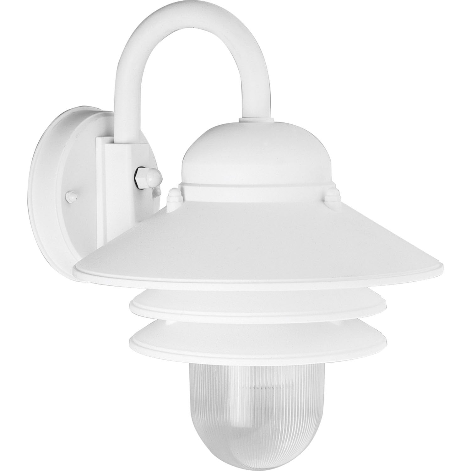 Progress Canada - One Light Wall Lantern - Newport - White- Union Lighting Luminaires Decor