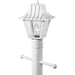 Progress Canada - One Light Post Lantern - Mansard - White- Union Lighting Luminaires Decor