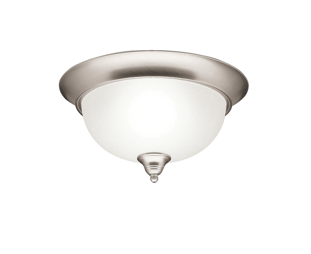 Kichler Canada - Two Light Flush Mount - Dover - Brushed Nickel- Union Lighting Luminaires Decor