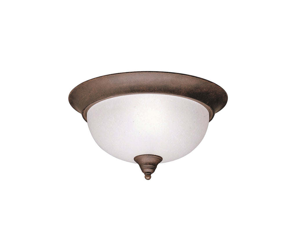 Kichler Canada - Two Light Flush Mount - Dover - Tannery Bronze- Union Lighting Luminaires Decor