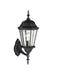 Kichler Canada - One Light Outdoor Wall Mount - Madison - Black- Union Lighting Luminaires Decor