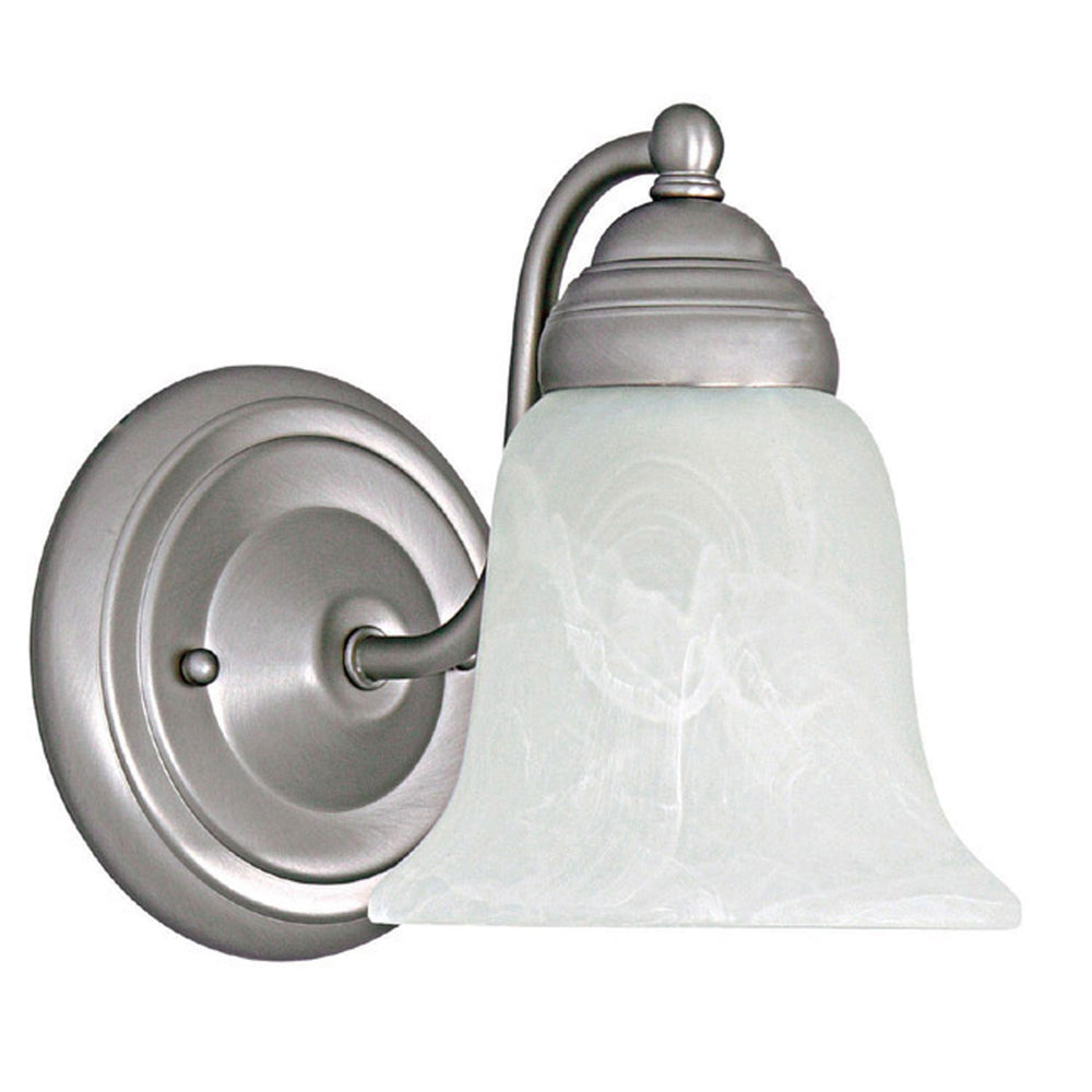Capital Lighting - One Light Wall Sconce - Brady - Matte Nickel- Union Lighting Luminaires Decor