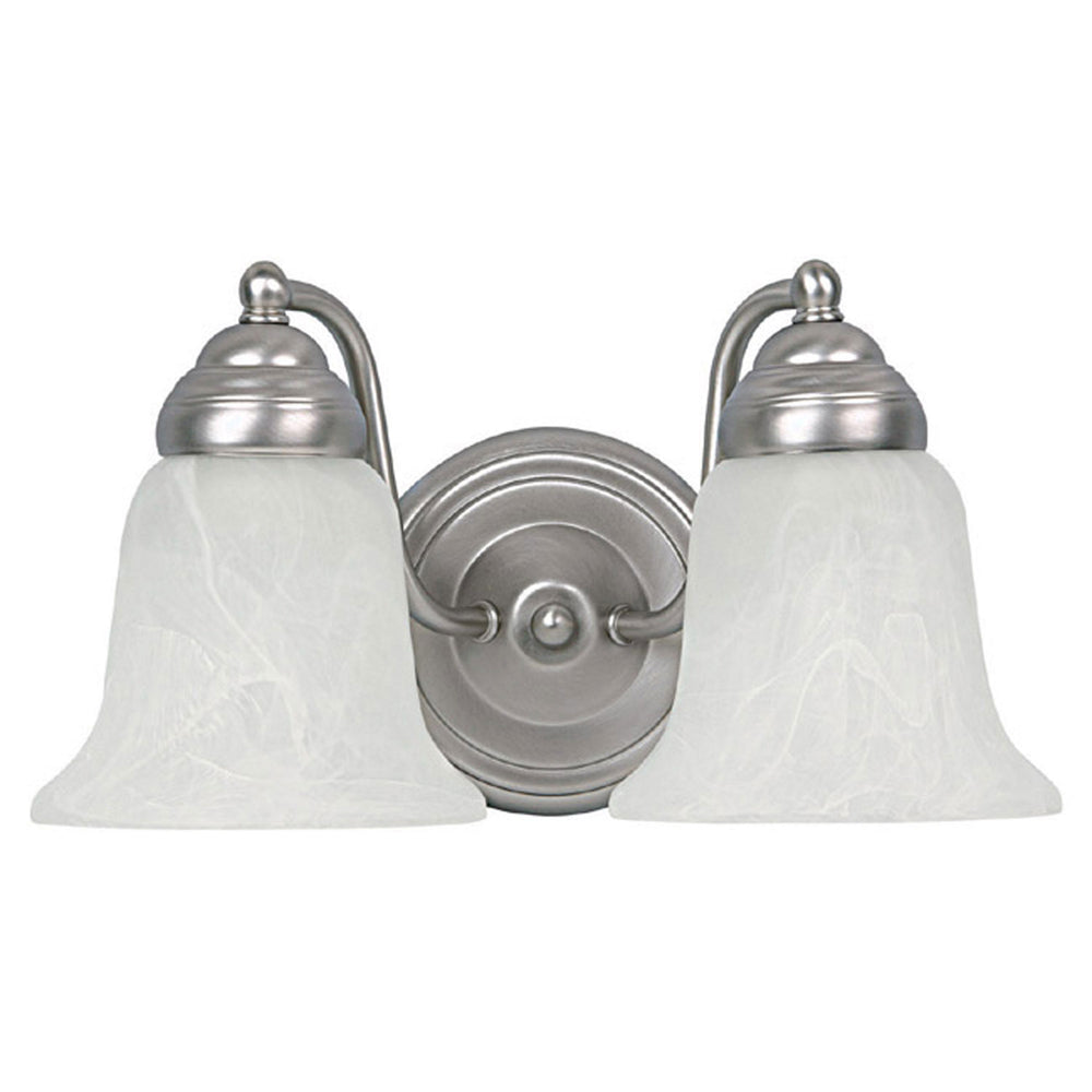 Capital Lighting - Two Light Vanity - Brady - Matte Nickel- Union Lighting Luminaires Decor