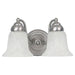 Capital Lighting - Two Light Vanity - Brady - Matte Nickel- Union Lighting Luminaires Decor