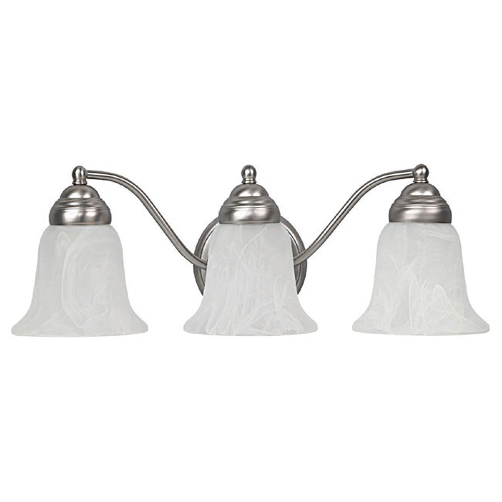 Capital Lighting - Three Light Vanity - Brady - Matte Nickel- Union Lighting Luminaires Decor