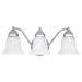 Capital Lighting - Three Light Vanity - Brady - Chrome- Union Lighting Luminaires Decor
