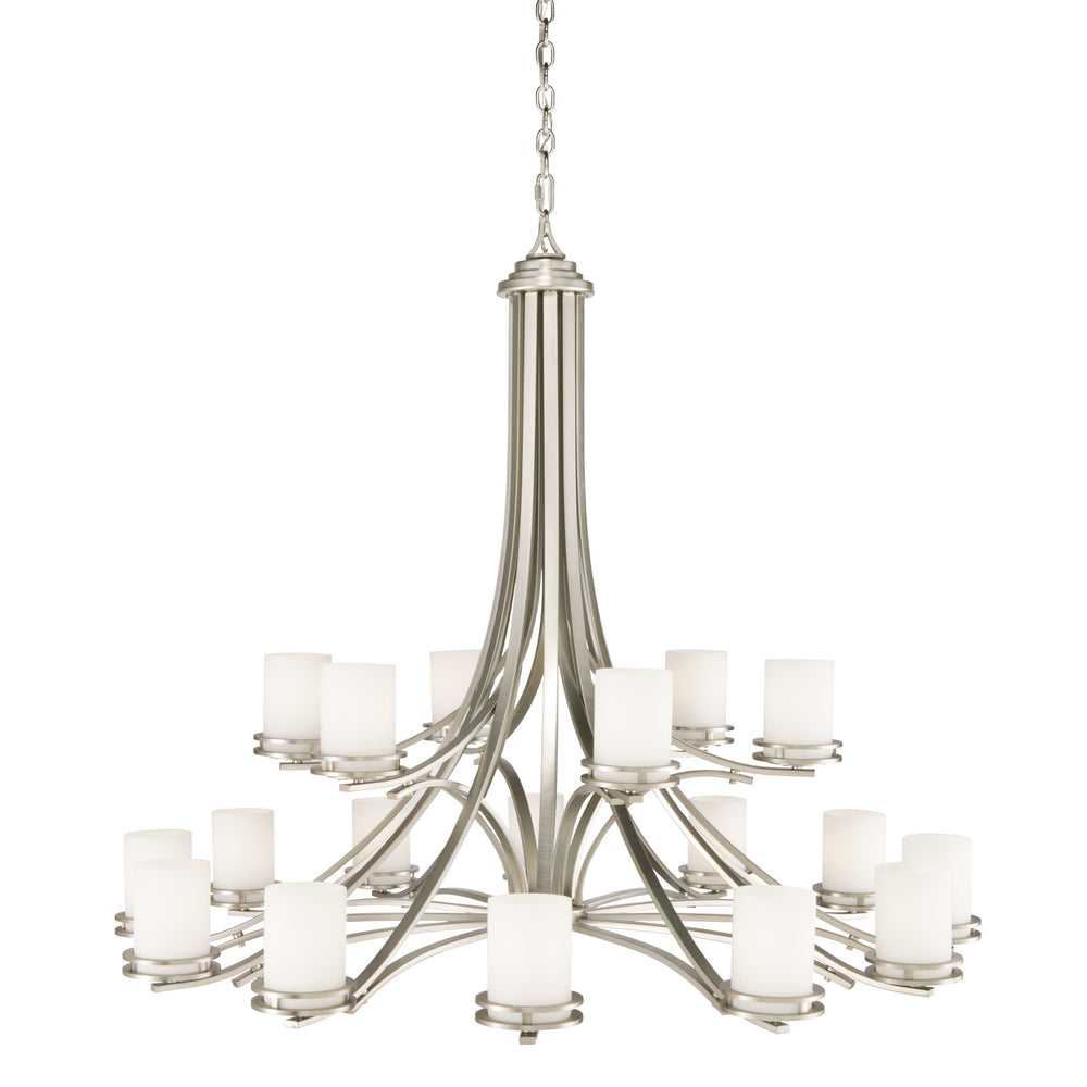 Kichler Canada - 18 Light Chandelier - Hendrik - Brushed Nickel- Union Lighting Luminaires Decor
