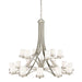 Kichler Canada - 18 Light Chandelier - Hendrik - Brushed Nickel- Union Lighting Luminaires Decor