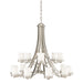 Kichler Canada - 15 Light Chandelier - Hendrik - Brushed Nickel- Union Lighting Luminaires Decor