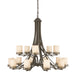 Kichler Canada - 15 Light Chandelier - Hendrik - Olde Bronze- Union Lighting Luminaires Decor